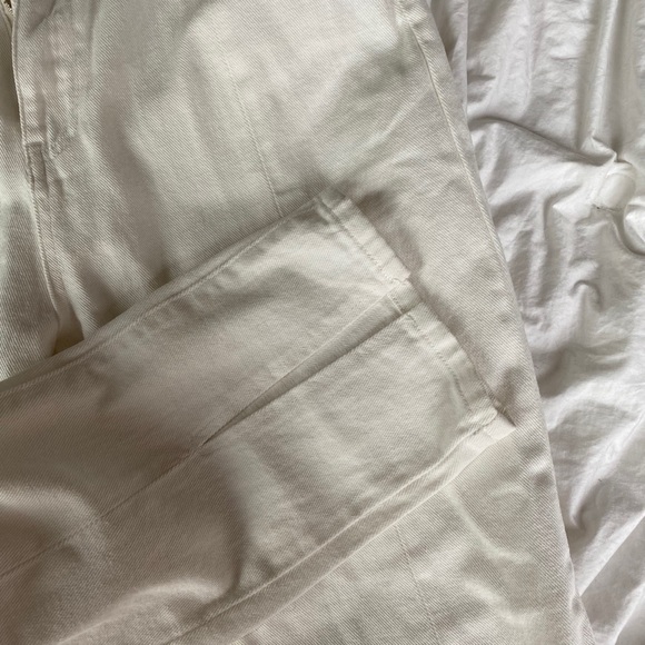 White Denim Pants - Picture 3 of 4